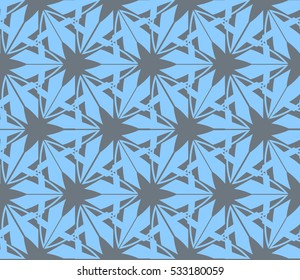 Geometric shape abstract vector illustration. Seamless pattern.