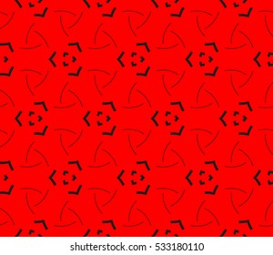 Geometric shape abstract vector illustration. Seamless pattern.