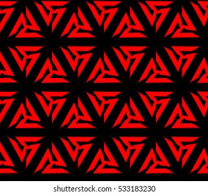 Geometric shape abstract vector illustration. Seamless pattern.
