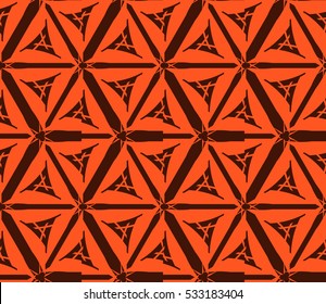 Geometric shape abstract vector illustration. Seamless pattern.
