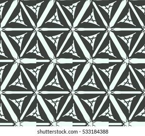Geometric shape abstract vector illustration. Seamless pattern.
