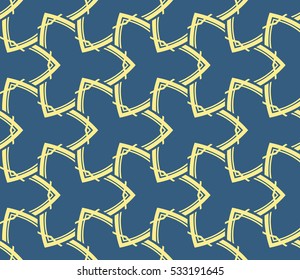 Geometric shape abstract vector illustration. Seamless pattern.
