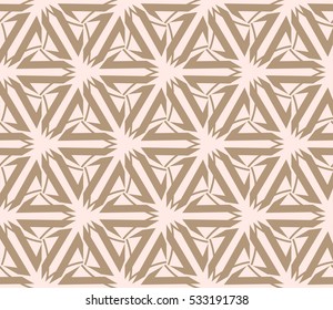 Geometric shape abstract vector illustration. Seamless pattern.
