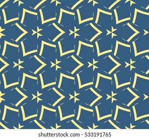 Geometric shape abstract vector illustration. Seamless pattern.