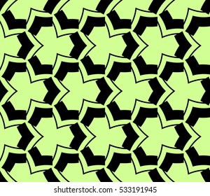 Geometric shape abstract vector illustration. Seamless pattern.