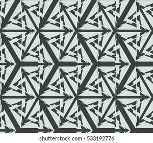Geometric shape abstract vector illustration. Seamless pattern.