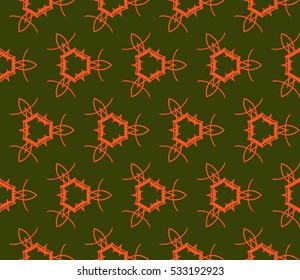 Geometric shape abstract vector illustration. Seamless pattern.