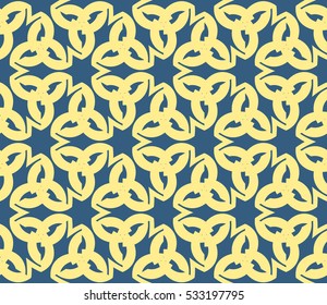 Geometric shape abstract vector illustration. Seamless pattern.