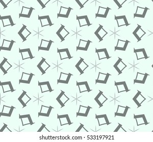 Geometric shape abstract vector illustration. Seamless pattern.