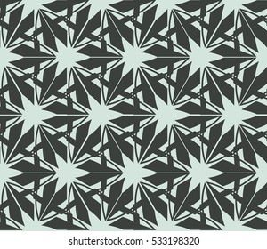 Geometric shape abstract vector illustration. Seamless pattern.