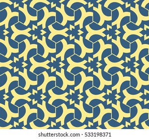 Geometric shape abstract vector illustration. Seamless pattern.