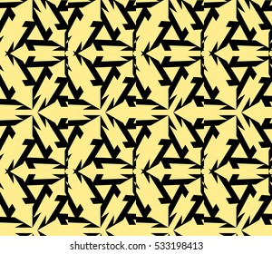 Geometric shape abstract vector illustration. Seamless pattern.