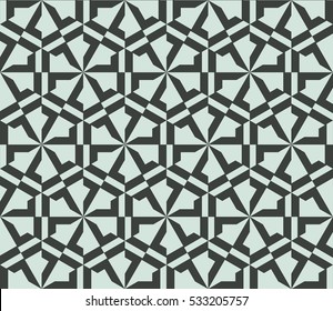 Geometric shape abstract vector illustration. Seamless pattern.