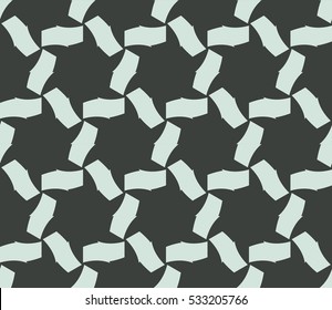 Geometric shape abstract vector illustration. Seamless pattern.