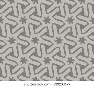 Geometric shape abstract vector illustration. Seamless pattern.