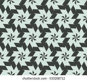 Geometric shape abstract vector illustration. Seamless pattern.