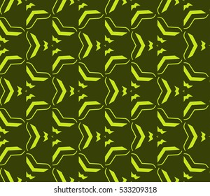 Geometric shape abstract vector illustration. Seamless pattern.