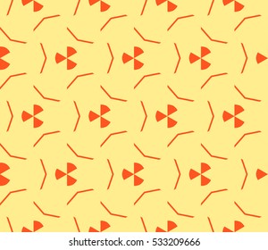 Geometric shape abstract vector illustration. Seamless pattern.