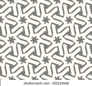 Geometric shape abstract vector illustration. Seamless pattern.
