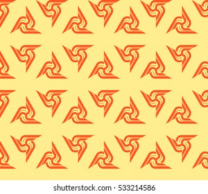 Geometric shape abstract vector illustration. Seamless pattern.