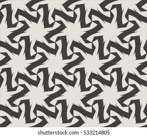 Geometric shape abstract vector illustration. Seamless pattern.