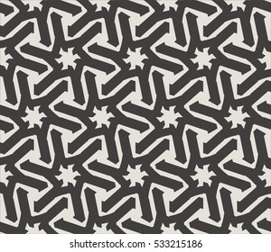 Geometric shape abstract vector illustration. Seamless pattern.