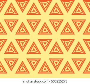 Geometric shape abstract vector illustration. Seamless pattern.