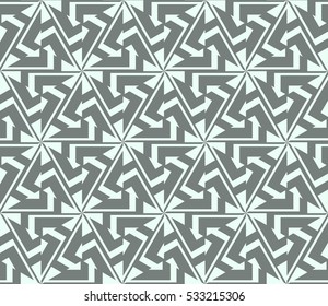 Geometric shape abstract vector illustration. Seamless pattern.