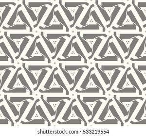 Geometric shape abstract vector illustration. Seamless pattern.