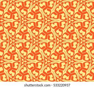 Geometric shape abstract vector illustration. Seamless pattern.