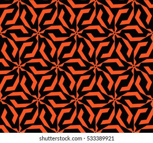 Geometric shape abstract vector illustration. Seamless pattern.