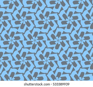 Geometric shape abstract vector illustration. Seamless pattern.