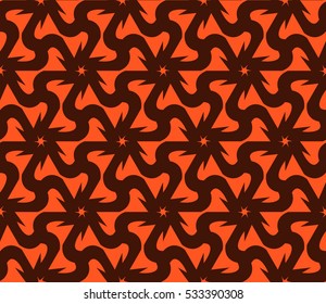 Geometric shape abstract vector illustration. Seamless pattern.