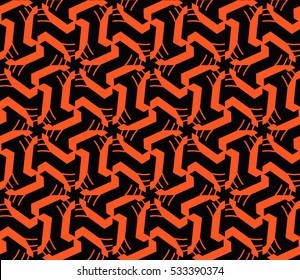 Geometric shape abstract vector illustration. Seamless pattern.