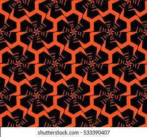 Geometric shape abstract vector illustration. Seamless pattern.
