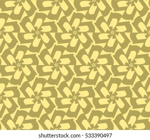 Geometric shape abstract vector illustration. Seamless pattern.