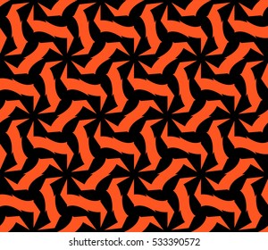 Geometric shape abstract vector illustration. Seamless pattern.