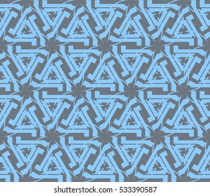Geometric shape abstract vector illustration. Seamless pattern.