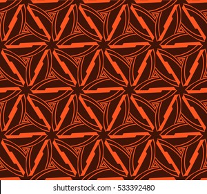 Geometric shape abstract vector illustration. Seamless pattern.
