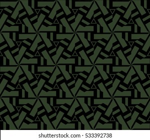 Geometric shape abstract vector illustration. Seamless pattern.
