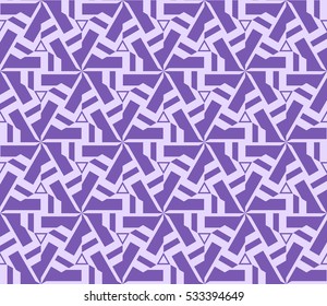 Geometric shape abstract vector illustration. Seamless pattern.