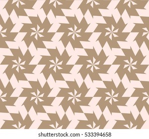 Geometric shape abstract vector illustration. Seamless pattern.
