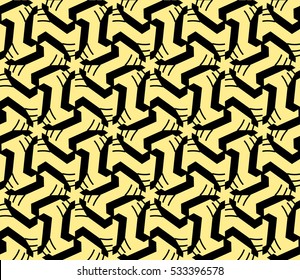 Geometric shape abstract vector illustration. Seamless pattern.