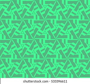Geometric shape abstract vector illustration. Seamless pattern.