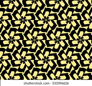 Geometric shape abstract vector illustration. Seamless pattern.