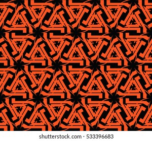 Geometric shape abstract vector illustration. Seamless pattern.