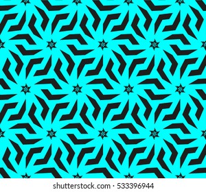 Geometric shape abstract vector illustration. Seamless pattern.