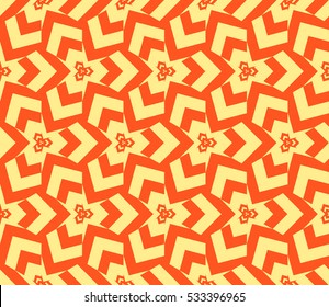 Geometric shape abstract vector illustration. Seamless pattern.