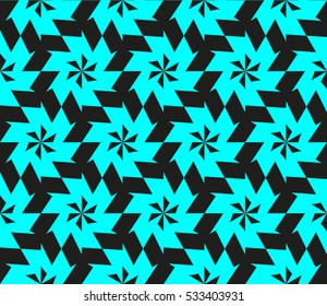 Geometric shape abstract vector illustration. Seamless pattern.