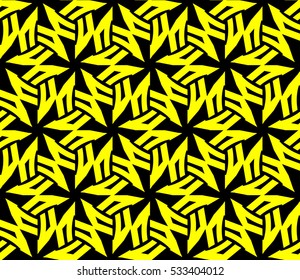 Geometric shape abstract vector illustration. Seamless pattern.